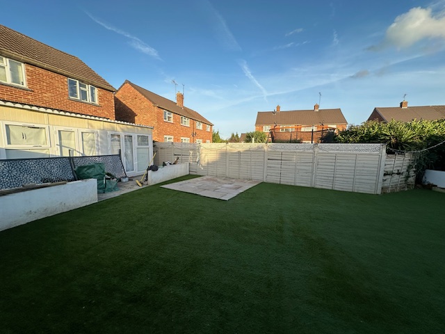Astroturf and Patio