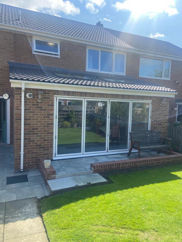 Completed Extension with Modern Design