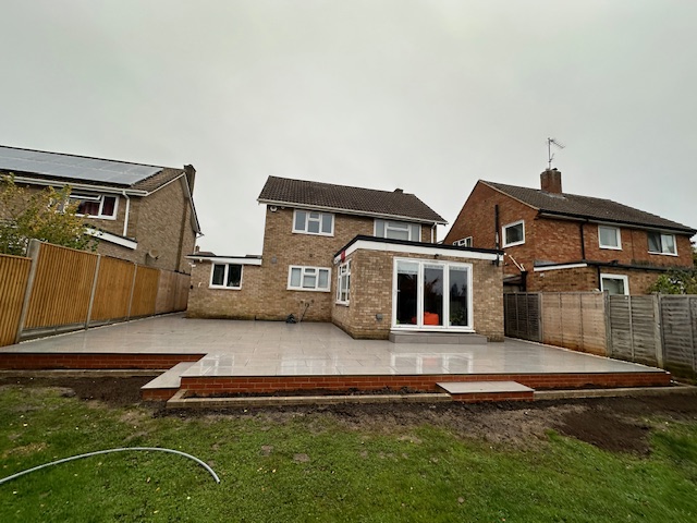 Patio And Retaining Wall